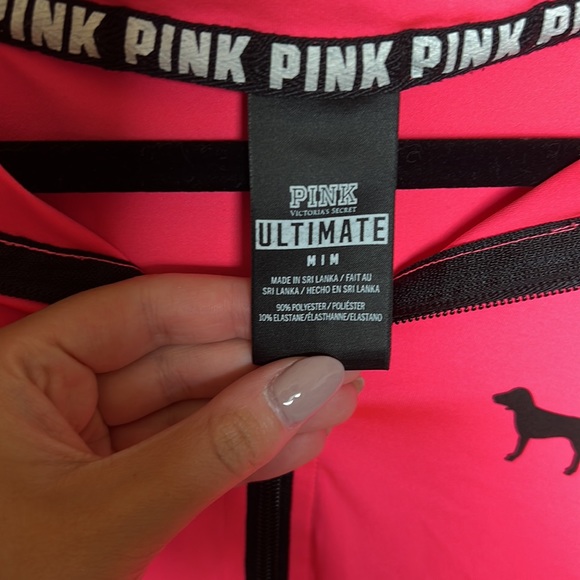 Pink Athletic Half Zip Top - Picture 3 of 3
